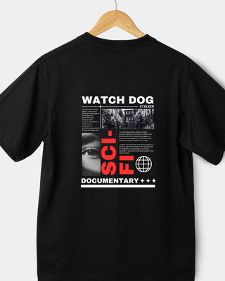 Sci-Fi Watch Dog Stalker T-Shirt Design
